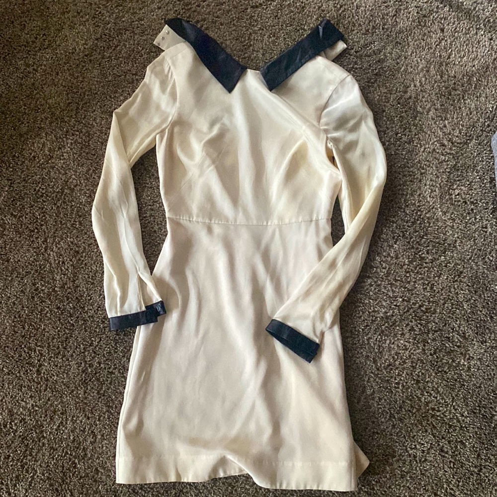 TIBI New York dress in cream size 2 retails for $249